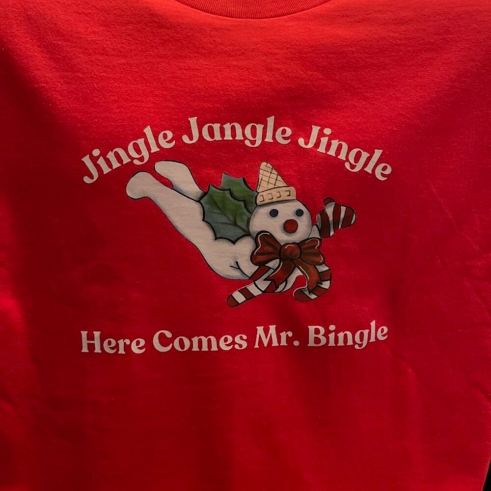 MR BINGLE NEW ORLEANS TRADITION RED TSHIRT UNISEX NEW ***LAST ONE LEFT**********